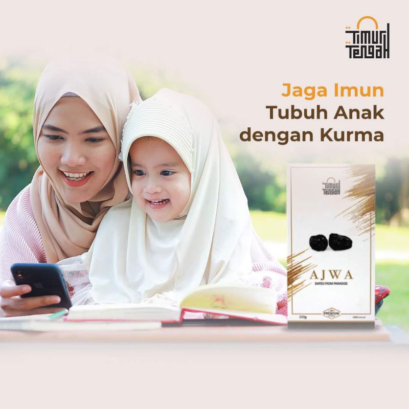 

Kurma Ajwa Jumbo500 gr Original by Premium Timur Tengah Kurma Nabi High Quality