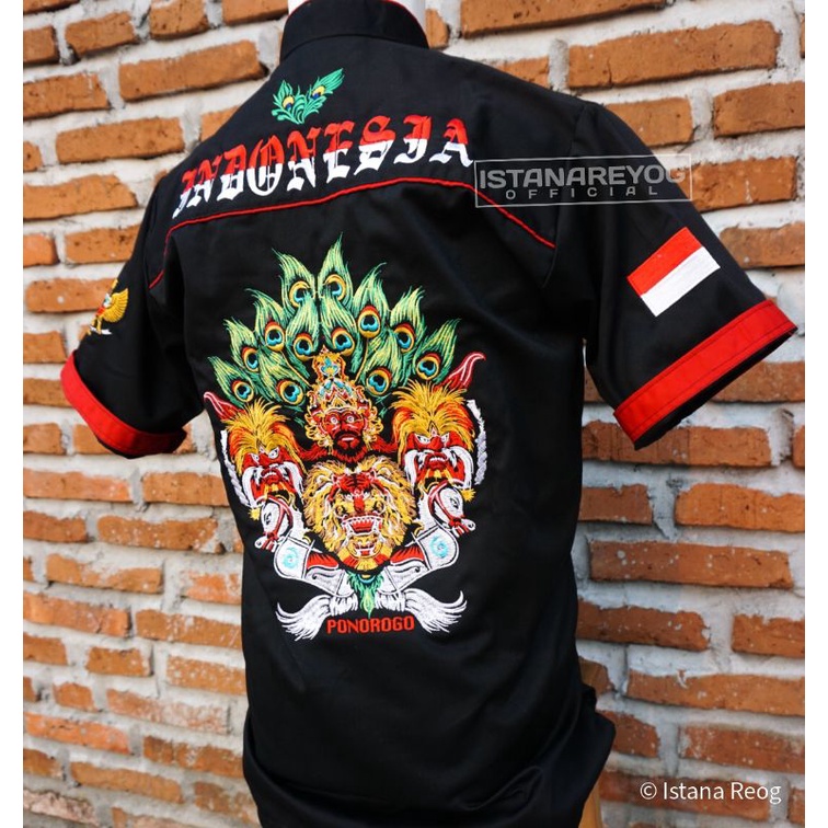 BAJU REOG / HEM BORDIR REOG ( bisa bayar di tempat ) / PENADON BORDIR / KEMEJA REOG / HEM JARANAN / BAJU REOG