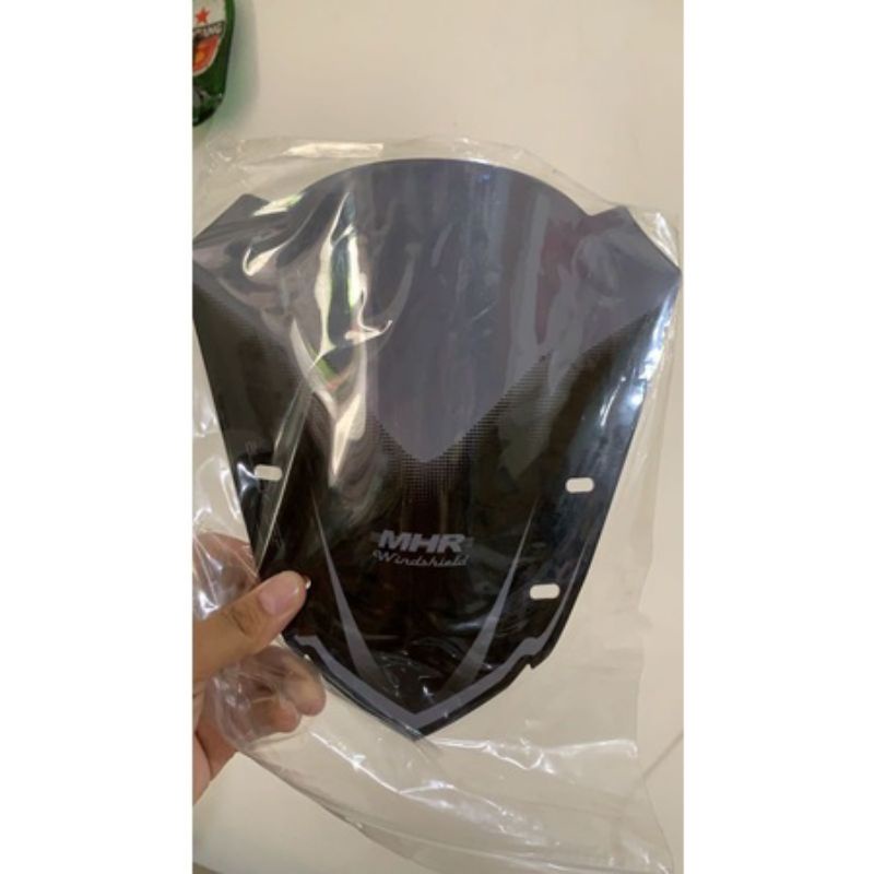 WINSHIELD/VISOR/WINSIL YAMAHA AEROX 155 CARBON HITAM MHR