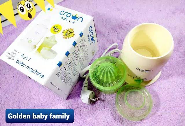 Crown WARMER Sterilizer 4 in 1 BABY MACHINE CR198 Steril + Penghangat Botol ASI / Food Bayi