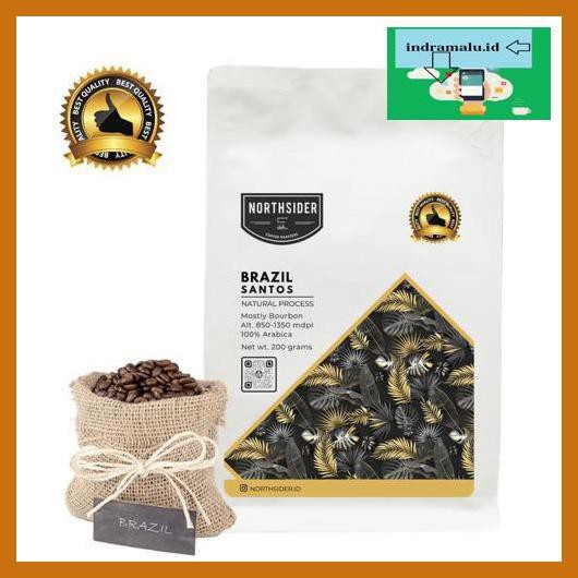 

Tytr7S6- Biji Kopi Arabika Brazil Santos Natural - 200Gr Northsider Coffee - Biji Kopi Re7Rti8-