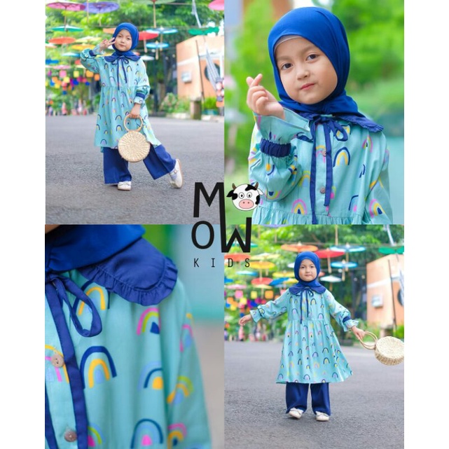 RUBBI SET RAYON VISCOSE / SETELAN ANAK PEREMPUAN RAYON VISCOSE/ONE SET ANAK PEREMPUAN