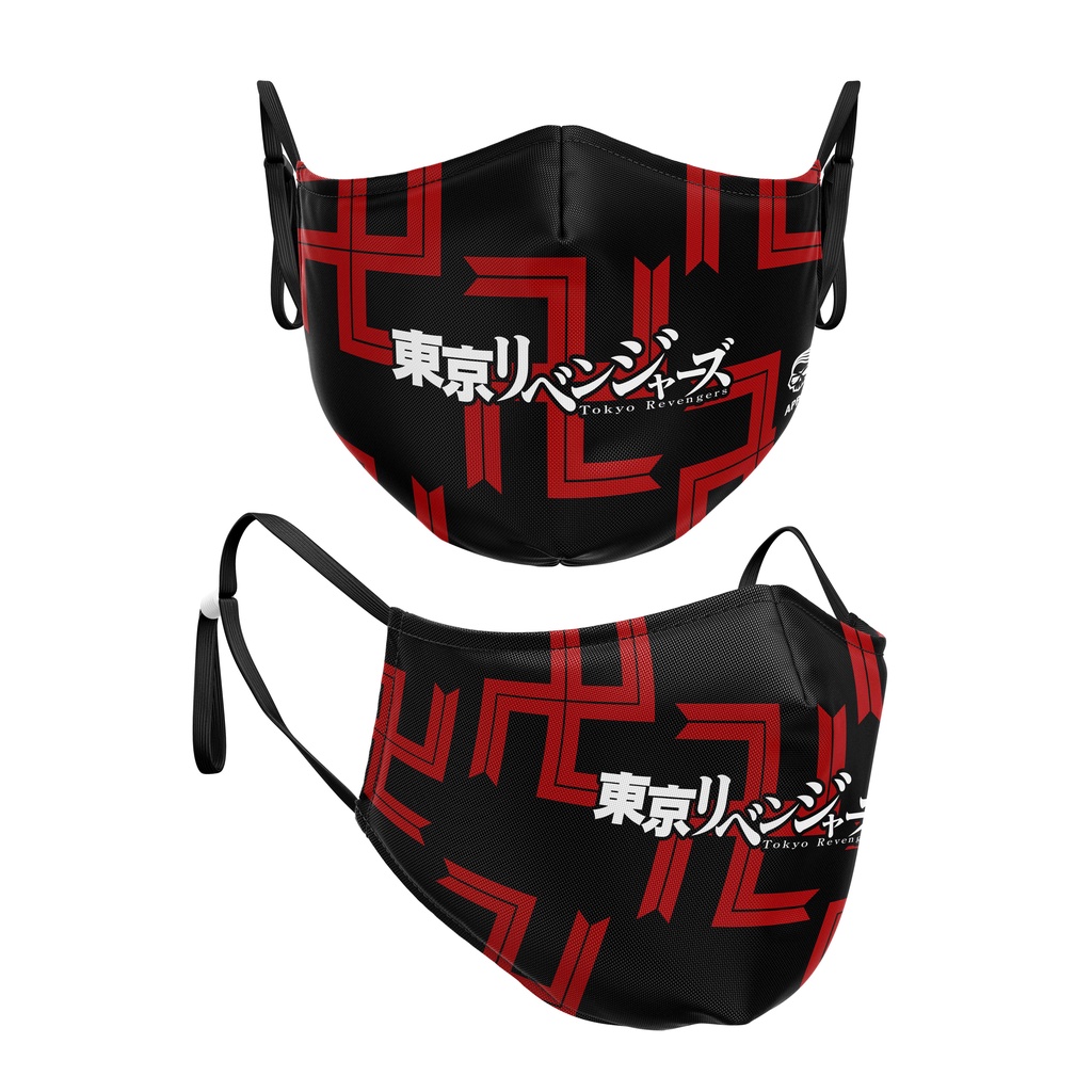 MASKER 3ply motif full print ANIME TOKYO REVENGERS  MASKER KAIN FASHION  seri 008