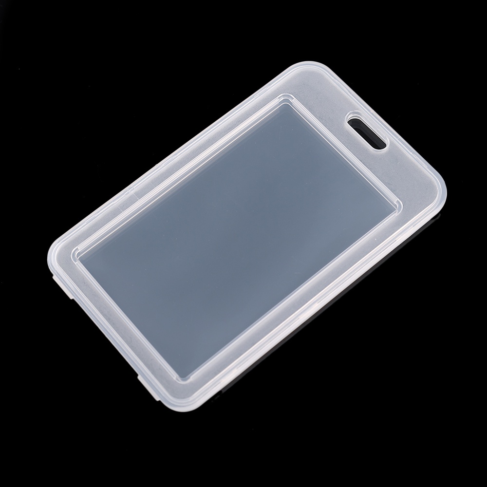 1PC Waterproof Transparent Card Protector Cover / Double-sided Business Credit Cards Bank ID Card Sleeve / Student Bus Card Holder Case