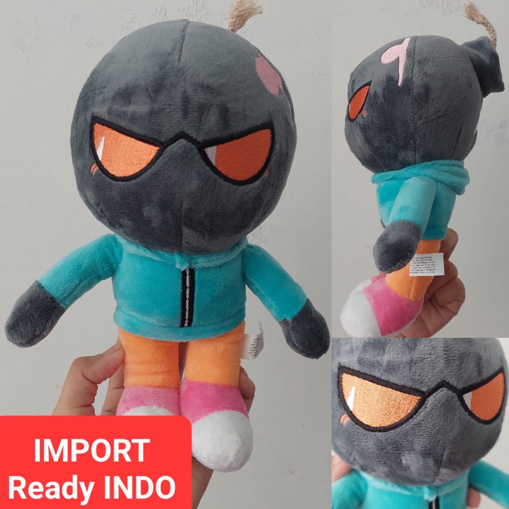 Boneka Stuffed Plush Anime Friday Night Funkin Captain Pico Whitty