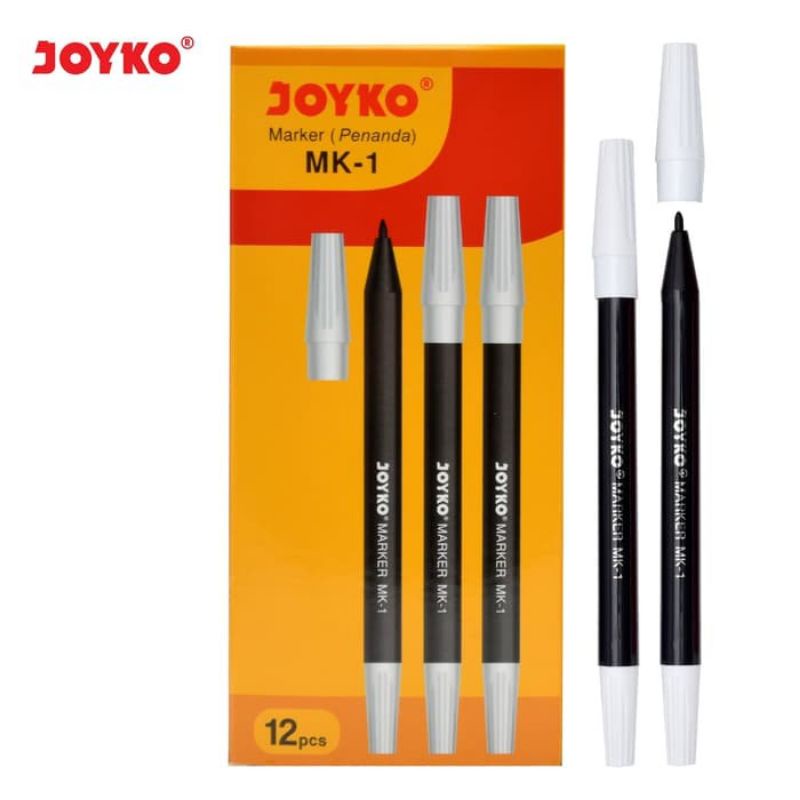 Spidol Kecil Hitam Joyko MK-1(isi 12pcs)