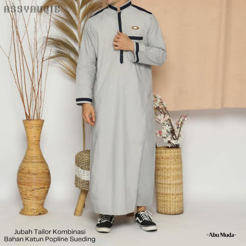Jubah Assyauqie Kombinasi