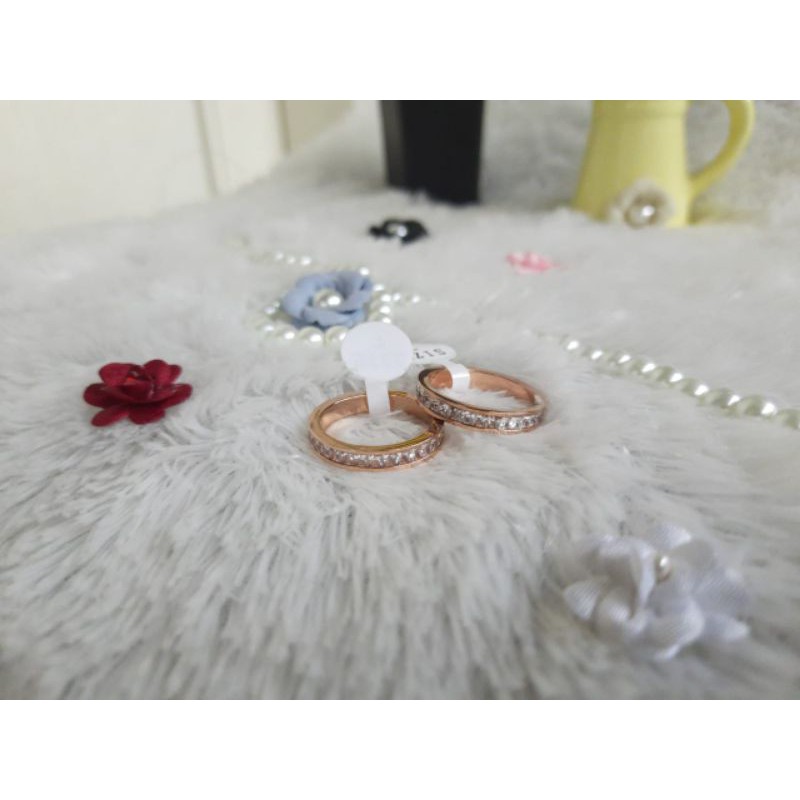 Cincin Polos Full Mata.Cincin Lapis Emas Titanium.Cincin Dewasa Lapis Emas.Cincin Kekinian