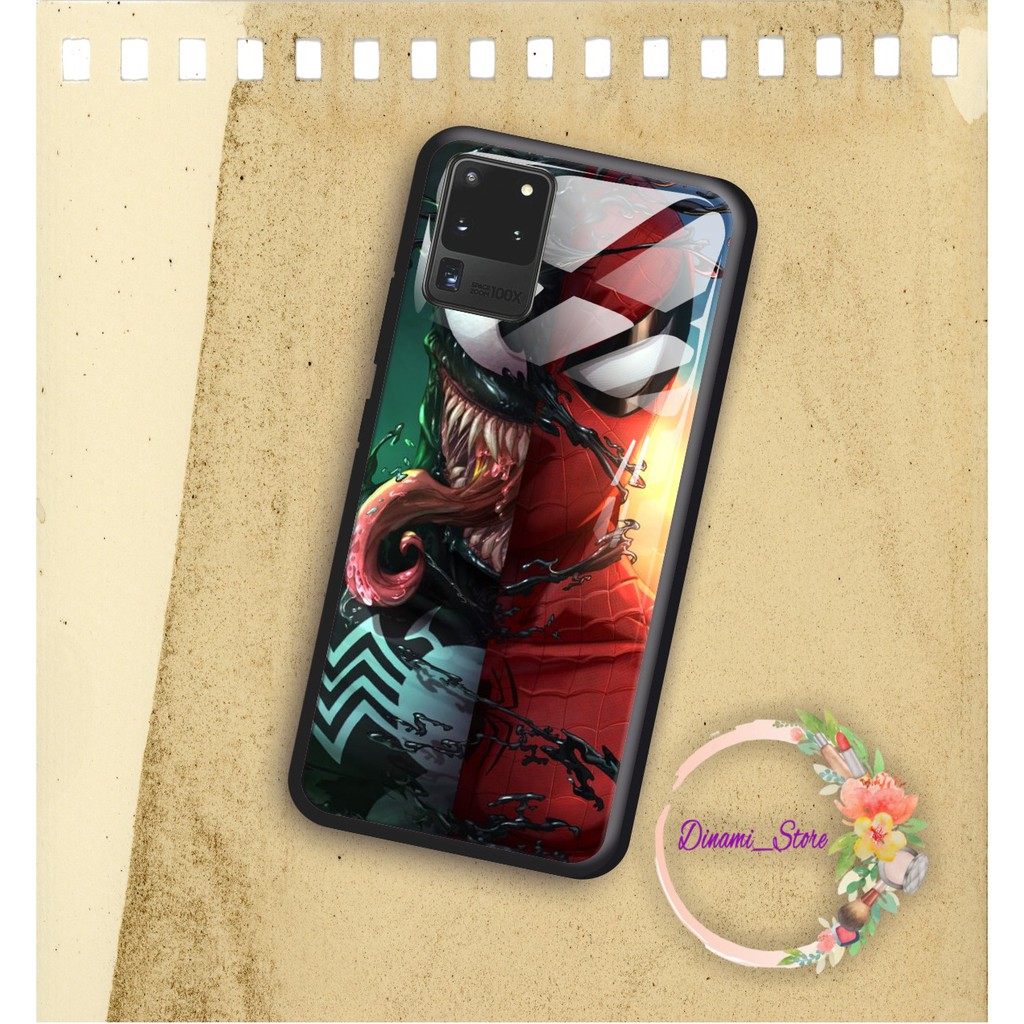 back case glass SPIDERMAN Samsung J2prime G530prime A01 CORE A20 A30 A20s A50 A50s A21s A01 DST1197