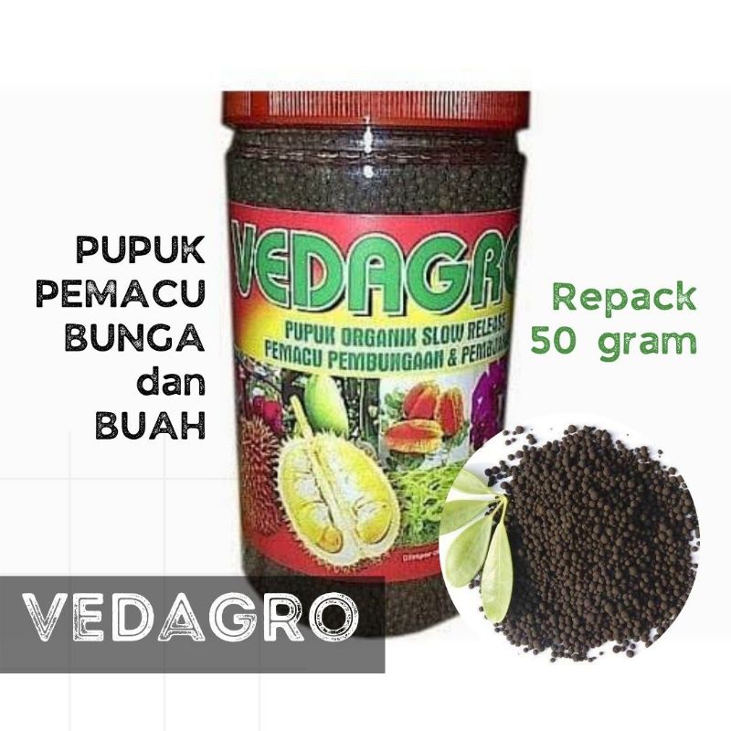 VEDAGRO 50 gram - Pupuk Organik Pemacu Bunga dan Buah