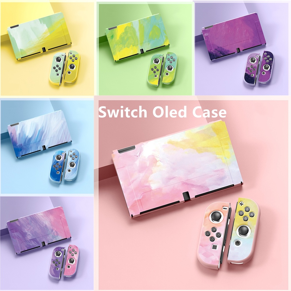 Nintendo switch Oled protective cover NSO switch Oled TPU soft case Colorful case for switch oled