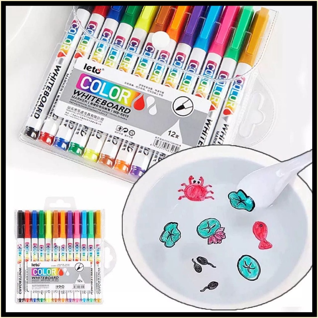 SPIDOL AJAIB Ngapung Di Air Magic  Marker Floating Pen Water Based Marker Hits Viral  Spidol Ngapung Spidol Papan Tulis Whiteboard Marker Floating Marker Spidol Apung Spidol Ajaib Magic Marker