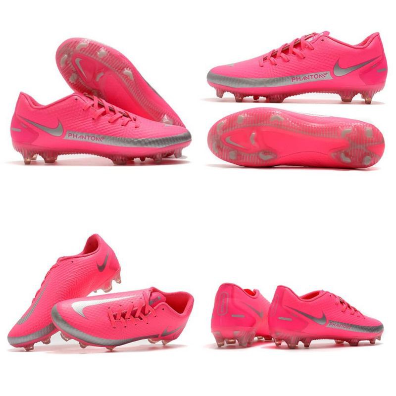 Sepatu Nike phantom GT Academy pink Soccer