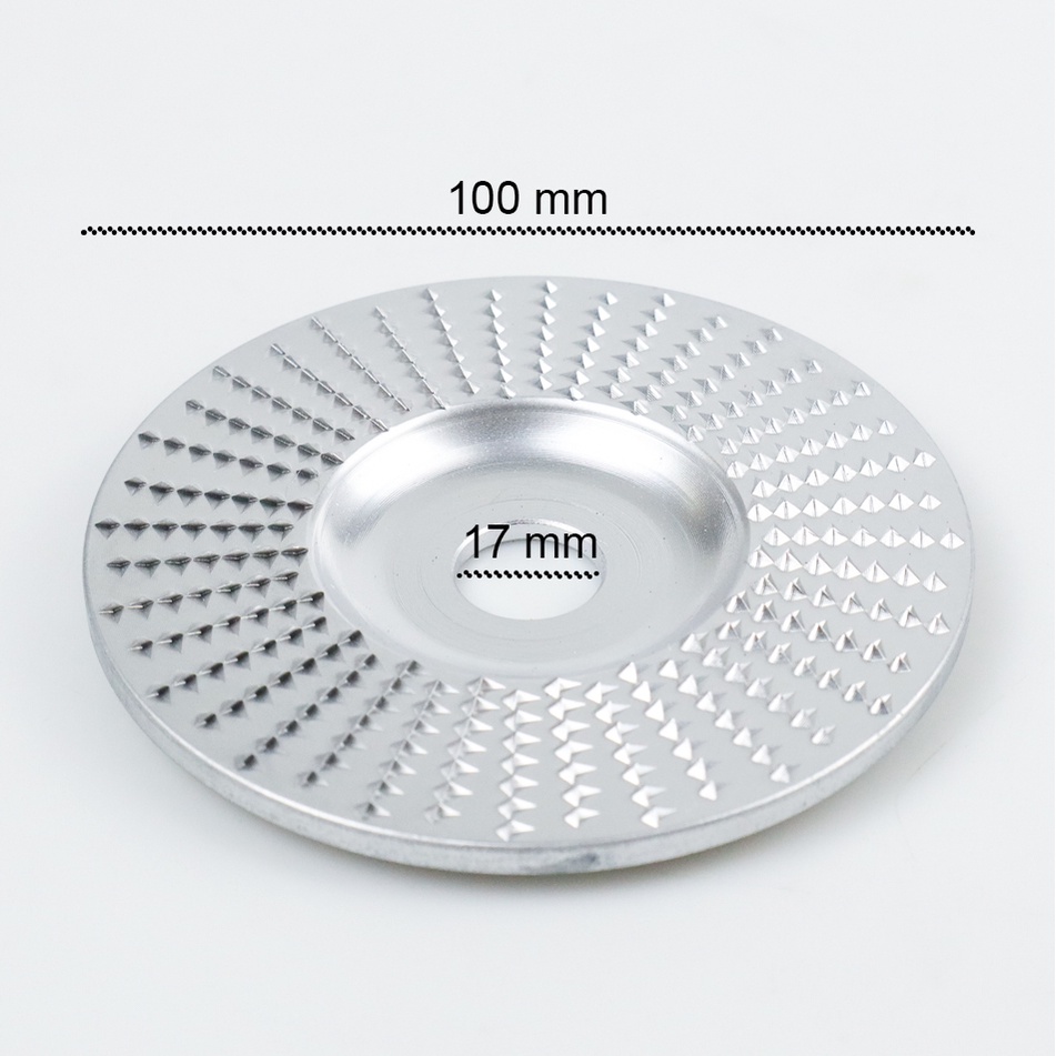 Gerinda Kayu Carving Saw Blade Disc 100mm Tipe Flat Slope - L47365 - Silver