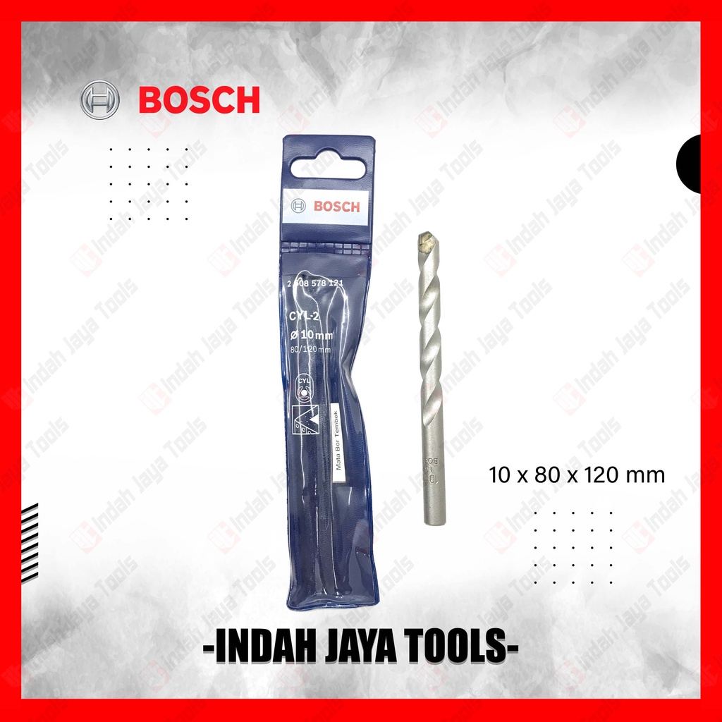 BOSCH MASONRY Mata Bor Beton 6 8 10 12 mm Tembok Dinding Impact