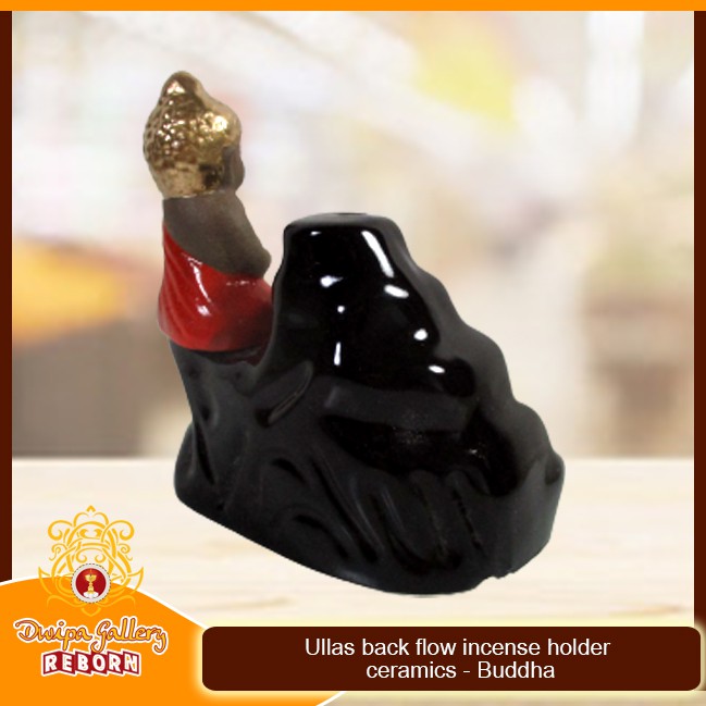 Tempat Bakar Dupa Asap Turun Mengalir/Flow Incense Holder Buddha