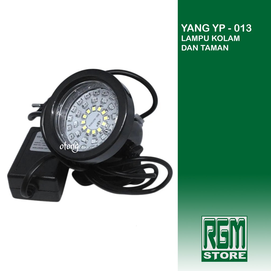 YANG YP013 YP 013 LAMPU LED 6 WARNA KOLAM CELUP GARDEN LIGHT AQUARIUM