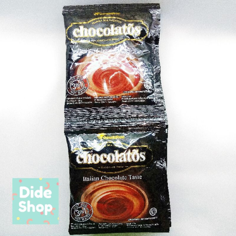 

Chocolatos Chocolate Drink 10 sachet x 28 g (( RENCENG ))