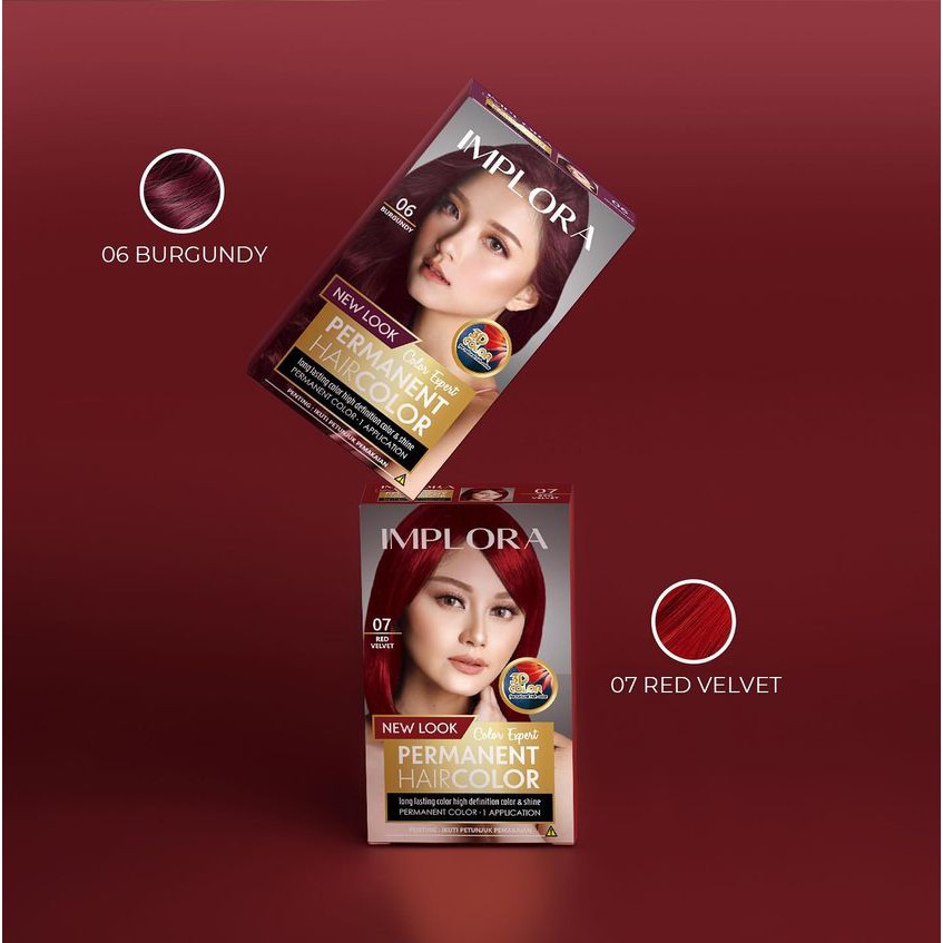 Implora Permanent Hair Color | Pewarna Rambut | Cat Rambut