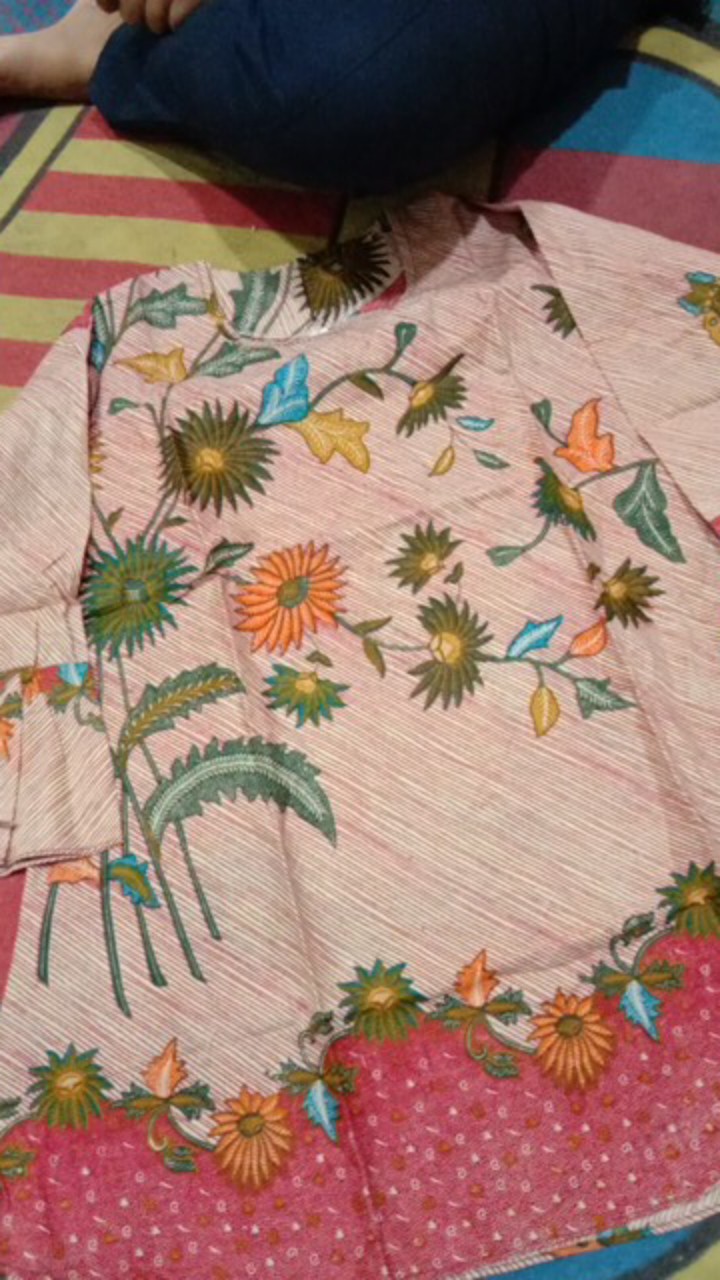 Batik Couple Keluarga Sania Ruffle Ori Ndoro Jowi Dnt Motif Ncim