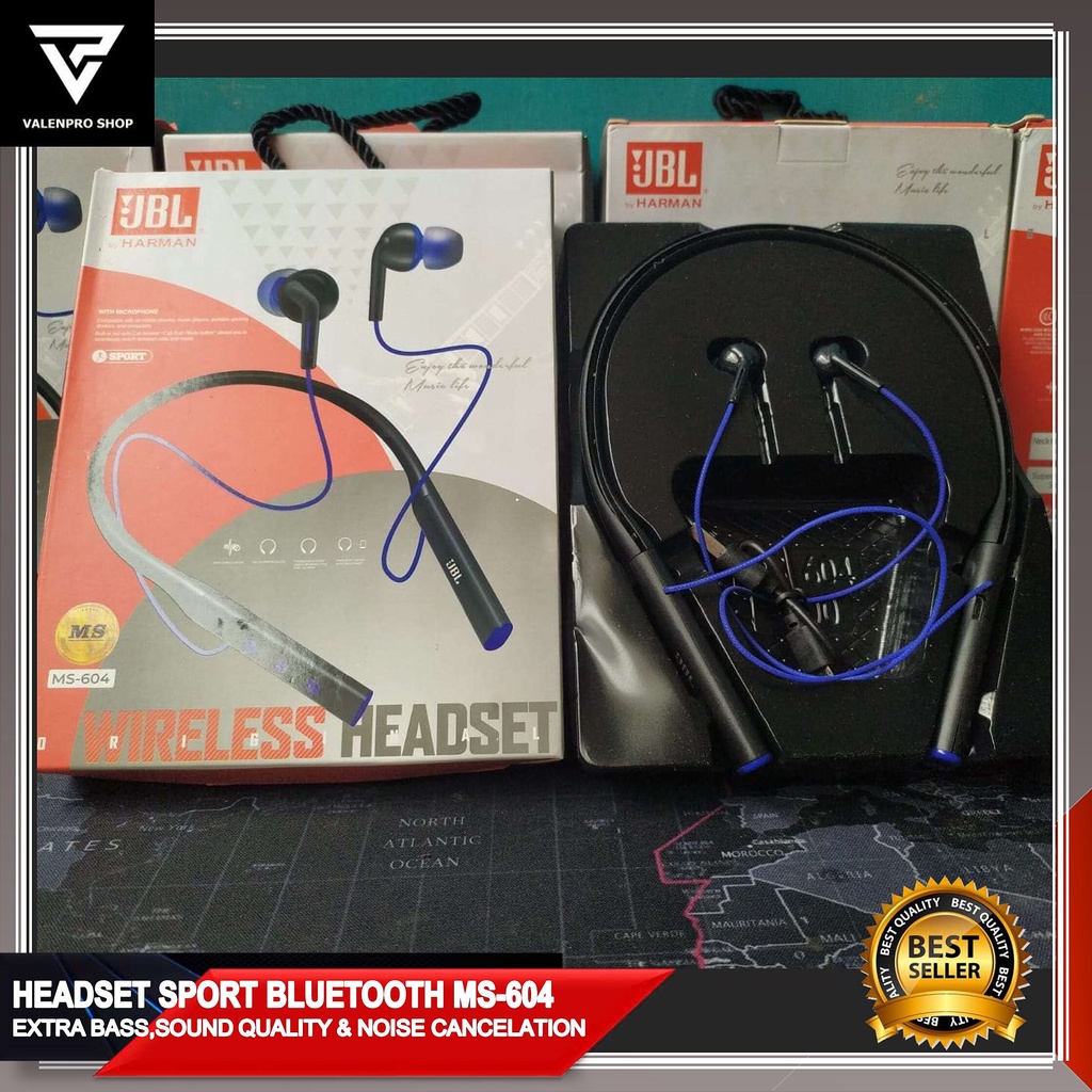 HEADSET BLUETOOTH SPORT JBL MS-604 / HEADSET WIRELESS / HANDSFREE BLUETOOTH SPORT