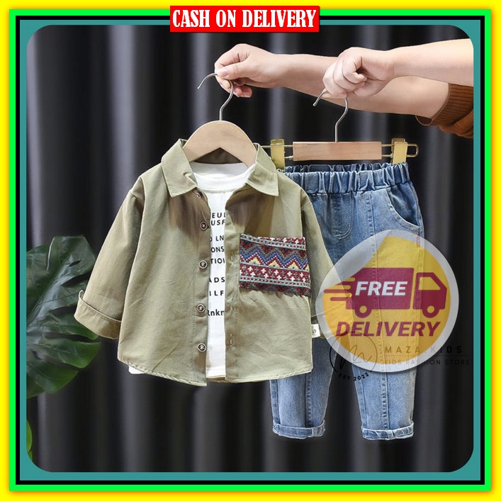 (Cod) Baju Anak Laki Laki Import / / Stelan Anak Laki Laki Setelan Anak Laki Laki Import / Setelan K