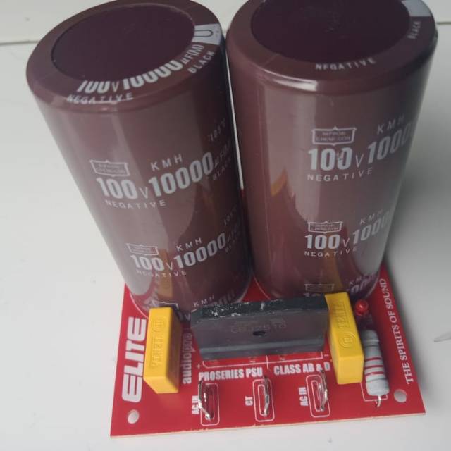 Kit PSU 2 X Elco Nippon Chemicon 10000uF 100V