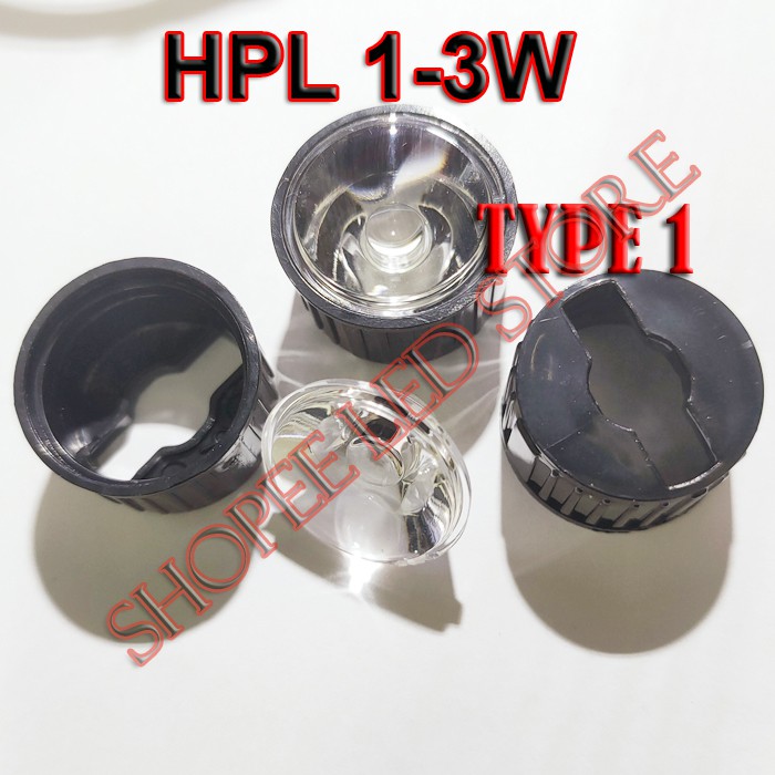 CONVEC  LENS LENSA PLANO HPL LED 1W 3W 5W LED DRIVER LAMPU SOROT AQUASCAPE