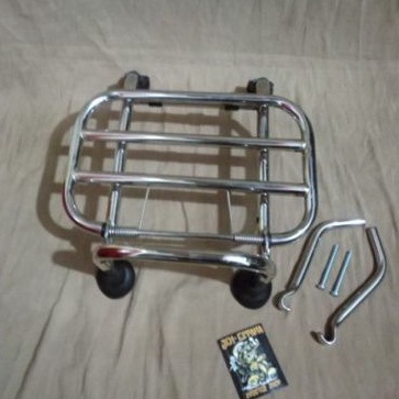 front rack vespa super px excel exlusip dll vespa kelasik / aksesoris vespa