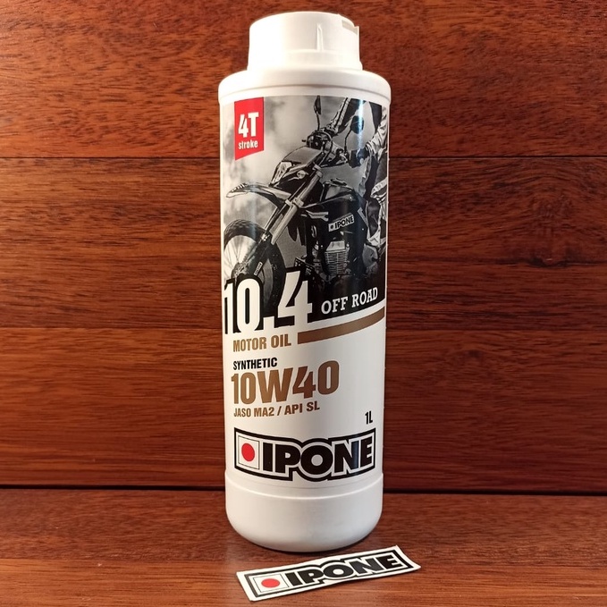 (IPONE) ORIGINAL - KLX/CRF150 - OLI MESIN 10.4 OFF ROAD 1LITER - BUAT HARIAN JUGA BISA