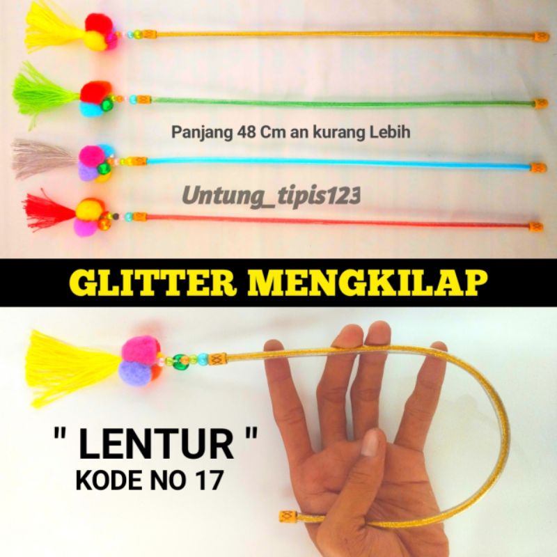 stik kucing mainan anjing tongkat mainan kualitas impor isi glitter mengkilap cat toys teaser