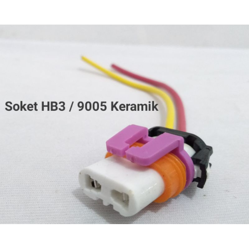 Soket Socket Rumah Lampu H11 H16 HB3(9005) HB4(9006) Phillips Hella Bosch Flosser 2 Kabel