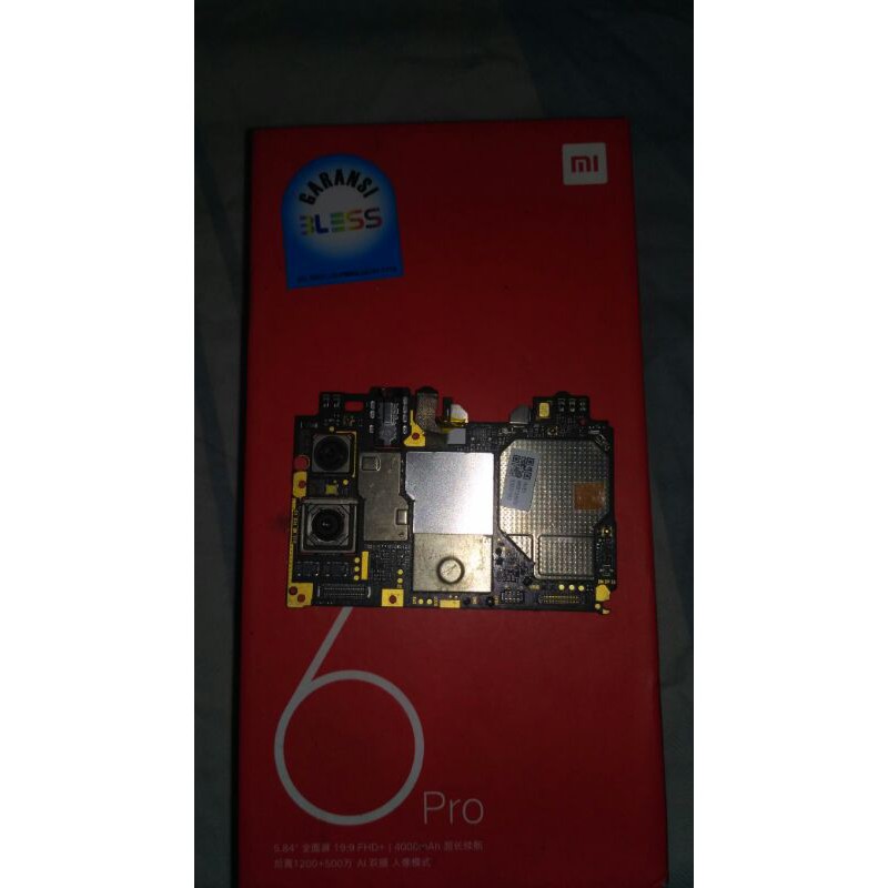 mesin redmi 6 pro 4/64+kardus mati