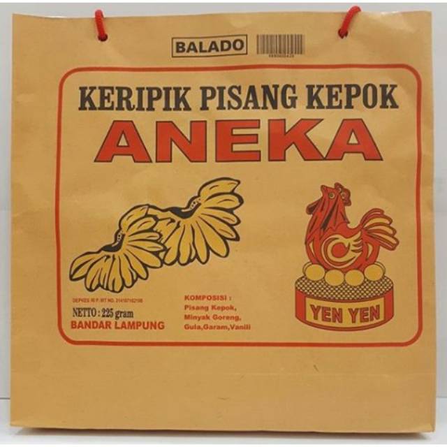 

Keripik Pisang Kepok ANEKA original oelh oleh asli lampung (225gr)