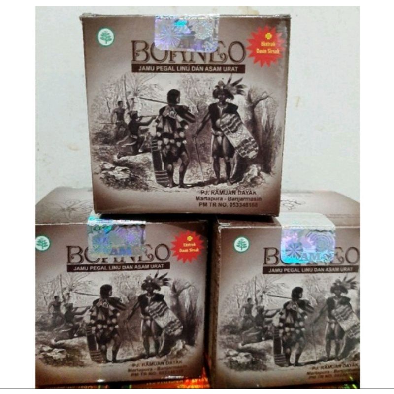 Borneo Kapsul Asam Urat Pegal Linu Ramuan Dayak