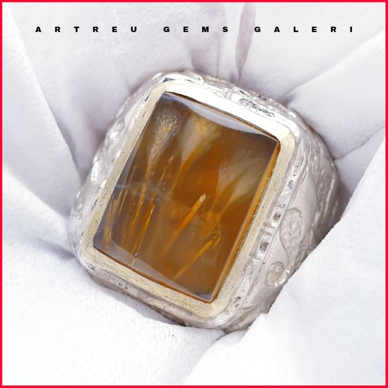 Batu Cendana Serat Emas Unik Antik. batu kecubung batu kalimaya batu yaman pancawarna batu gambar