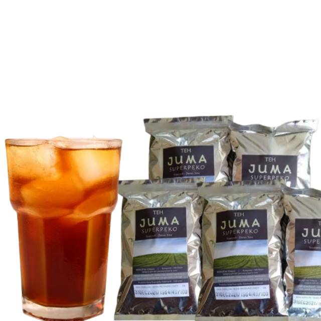 

Teh hitam merk Juma Superpeko ORIGINAL Perkebunan Teh Bahbutong Sidamanik
