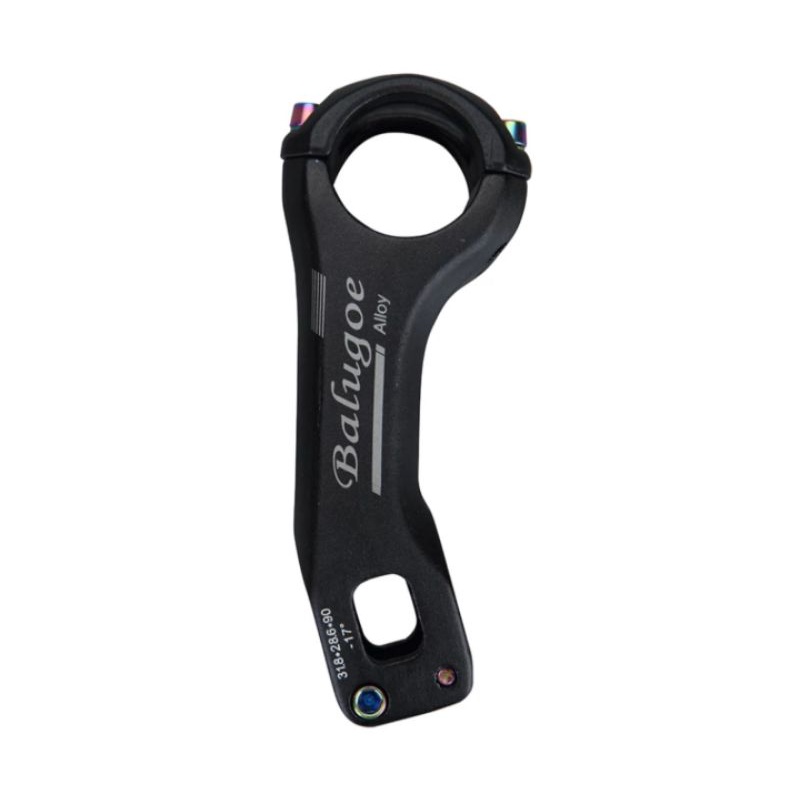 Balugoe Stem Sepeda 31.8mm Panjang 90 mm 17 Derajat Alloy Stem Handlebar Sepeda