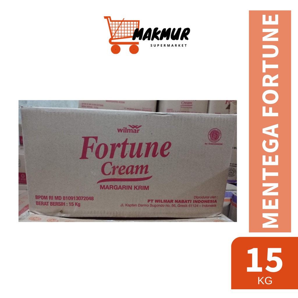 

Margarin Cream Mentega Fortune 15 kg