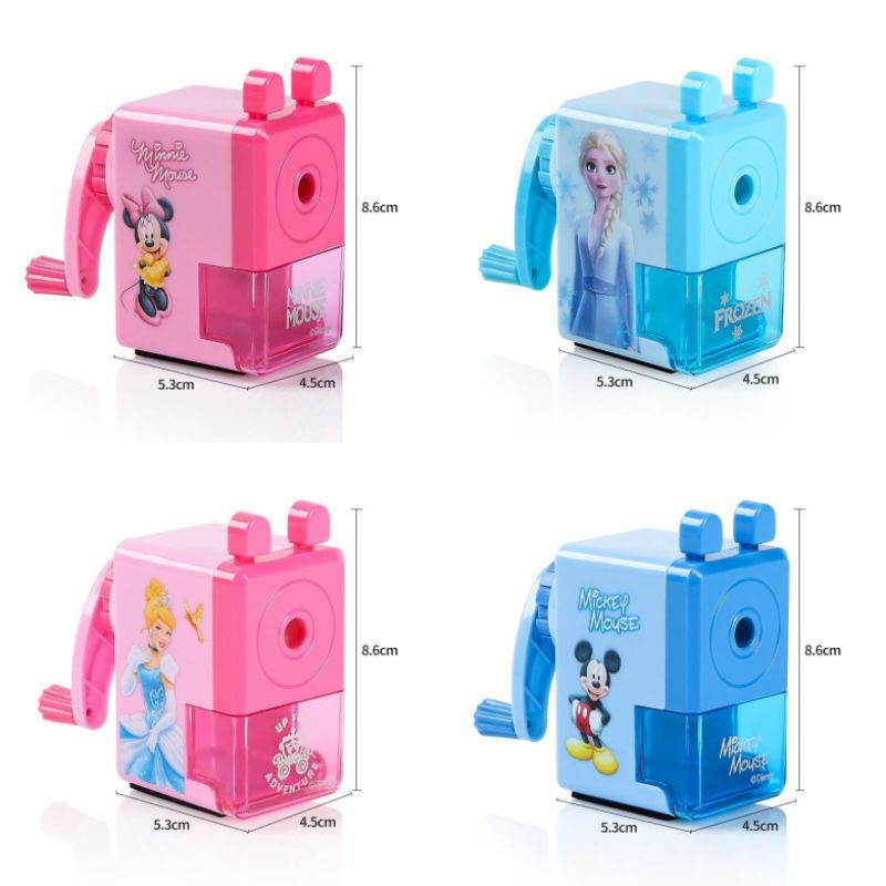 

SHARPENER - SERUTAN RAUTAN MOTIF PRINCESS DISNEY MICKEY MINNIE, ELSA CINDERELLA, FROZEN AVENGERS