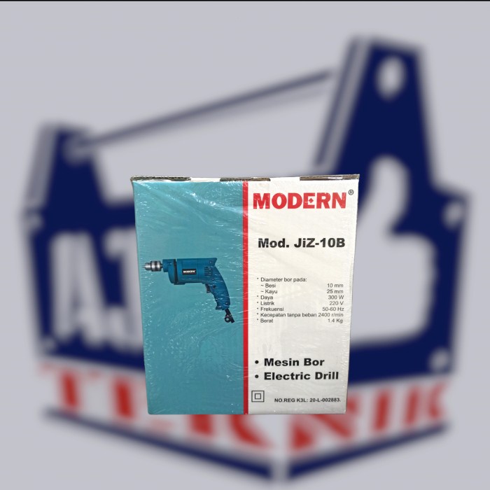 Mesin bor listrik 10mm modern jiz-10b murah meriah