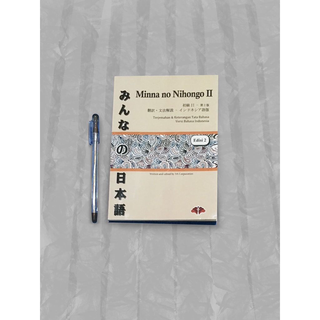 

[A5] Minna no Nihongo 1&2 Terjemahan Bahasa Indonesia