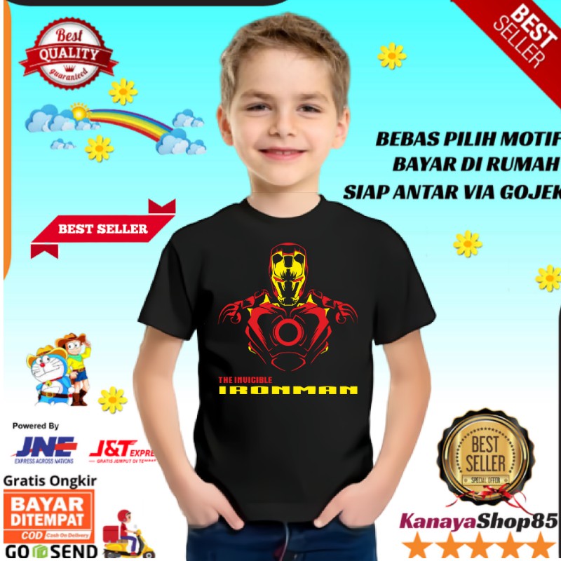 Baju Anak Superhero Iron Man