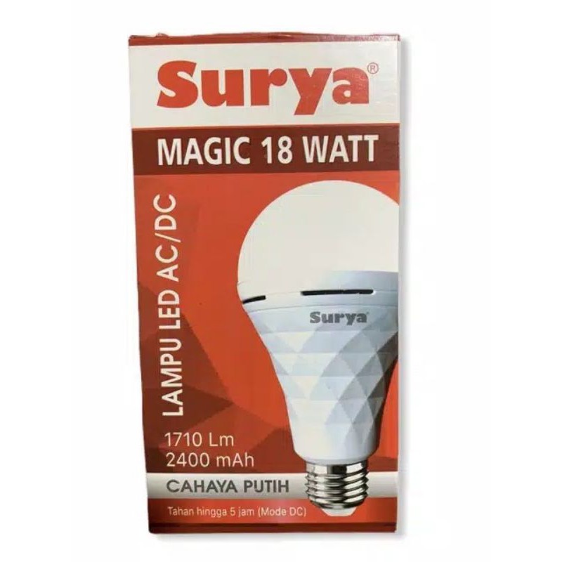 Lampu Emergency Surya Magic 9 Watt/ 12 Watt/ 18 Watt