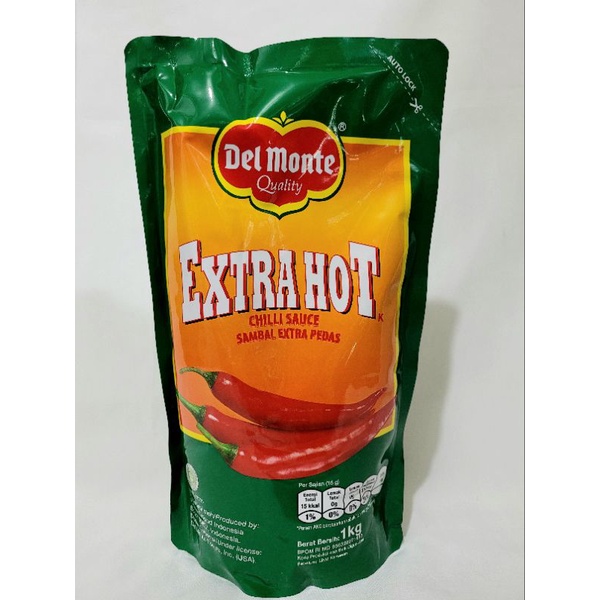 

Delmonte Extra Hot | Saus cocolan Delmonte saus sambal extra pedas 1 kg