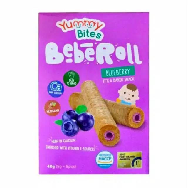 Yummy bites beberoll blueberry 40gr