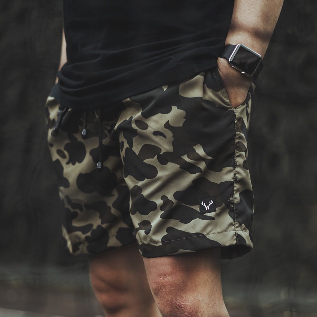 Whoopculture &quot;ELK&quot; Army Boardshort