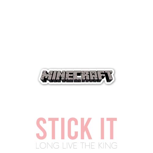 

Stiker sablon setrika DTF kaos baju sticker vinyl minecraft gamer 30