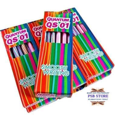 

Pulpen Bolpen Bolpoint Quantum QS-01 / 12 PCS