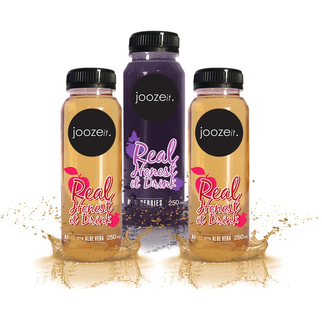 

Joozeit - RTD Juice (2 Apple with Aloe Vera & 1 Mix Berries)